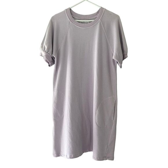 Velvet By Graham & Spencer for Anthropologie Dress Purple Sweater Size Large - Picture 1 of 8